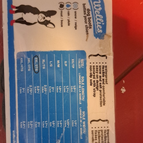 Posh Wellies Black and Gray Dog Socks - Picture 4 of 5